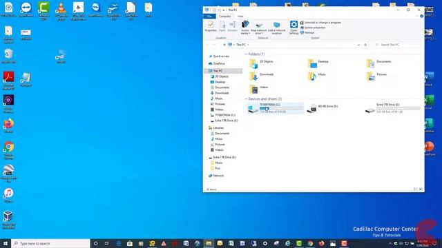Sync User folders to different location to Save Space on C Drive смотреть онлайн