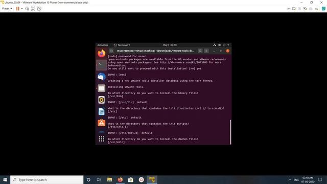 How to Install Ubuntu 20.04 LTS with VMware Tools on VMware Workstation Player смотреть онлайн