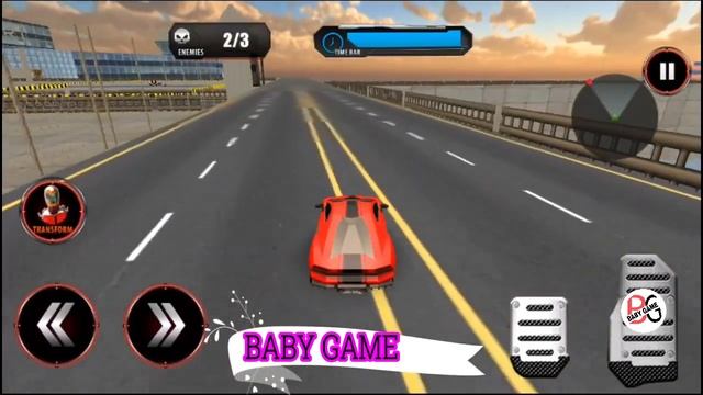Red Car Robot Game - Android Game Play To Kids Game смотреть онлайн