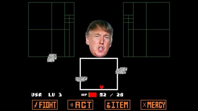 Donald Trump Fight Song || Create Your Frisk смотреть онлайн
