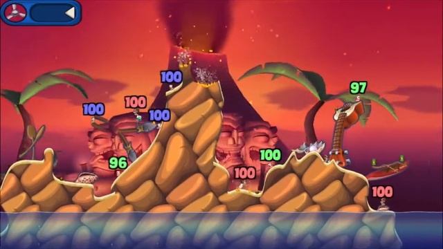Worms 2 Armageddon Super Weapons iOS Gameplay смотреть онлайн