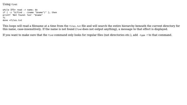 Unix & Linux: Show file names which did not match in a while loop (5 Solutions!!) смотреть онлайн