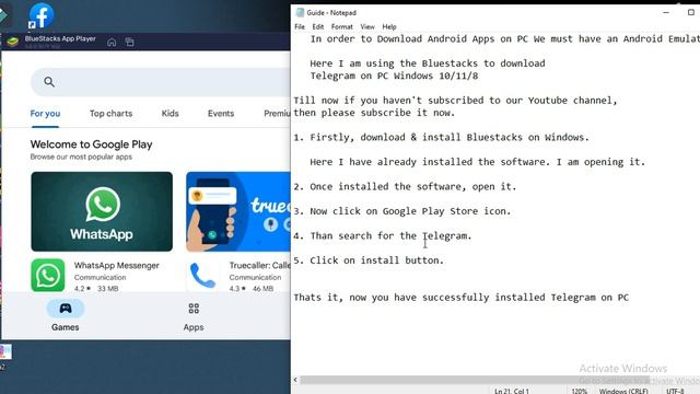 How to Download & Install Telegram on PC on Windows смотреть онлайн