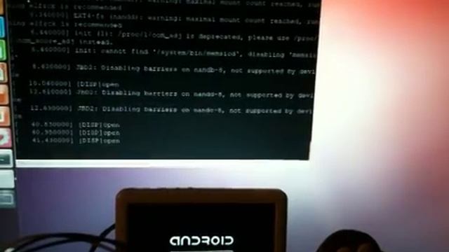 Bootlog from serial port - Polaroid MICF43 (Allwinner F20) смотреть онлайн