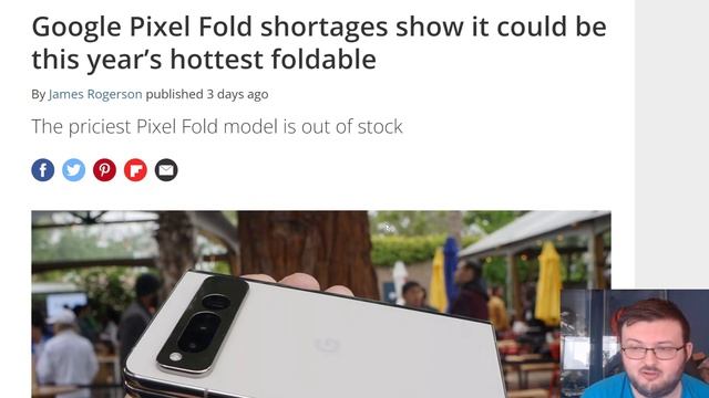 THE GOOGLE PIXEL FOLD IS ALREADY OUT OF STOCK..........BUT THERE MIGHT BE A REASON FOR THIS........ смотреть онлайн