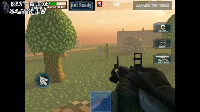 MineCraft Block War - The Final Fortress Defense GamePlay смотреть онлайн