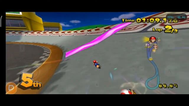 Mario Kart Wii Deluxe Gameplay Dolphin Android Emulator Redmi 10C смотреть онлайн