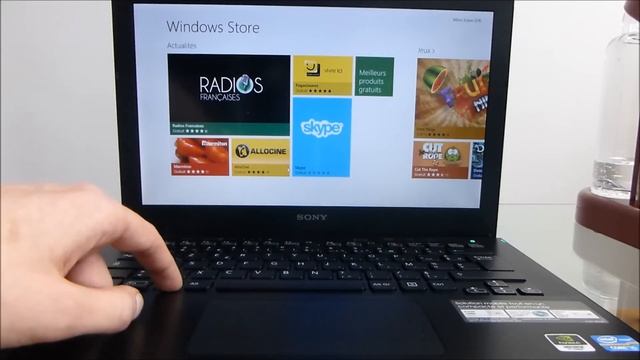 sony serie 13 navigation modern UI windows8 смотреть онлайн