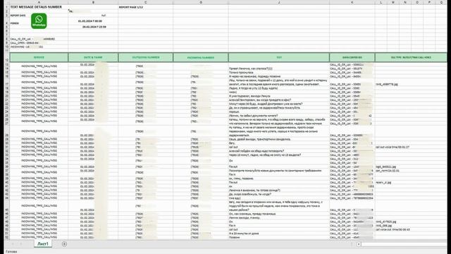 Детализация Whatsapp что она содержит? смотреть онлайн