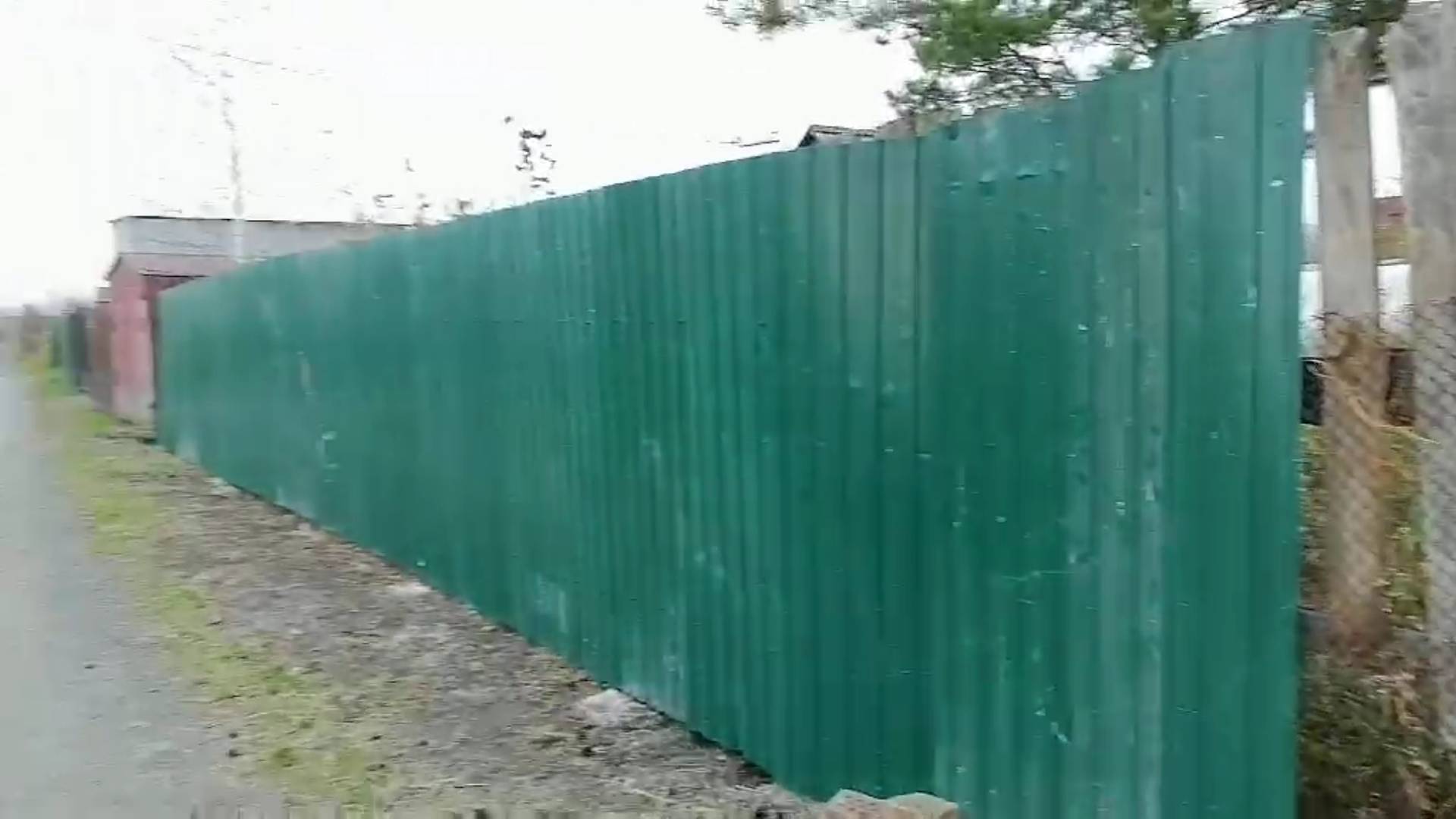 Дача. Ремонт забора. Часть 5. Итог ремонта. Обзор забора. Октябрь 2024 г.