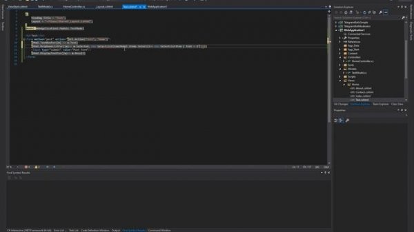 c# WebApp ASP.Net MVC - это просто