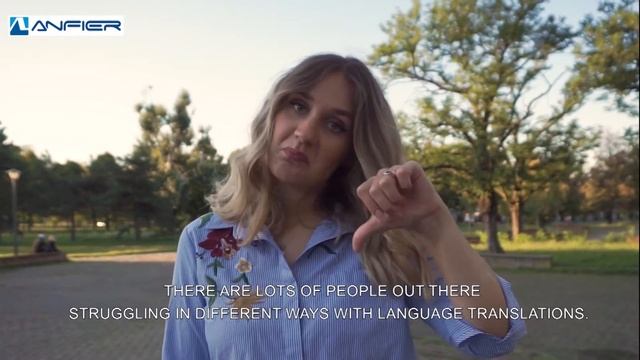 ANFIER AI Language Translator Device (W06) смотреть онлайн