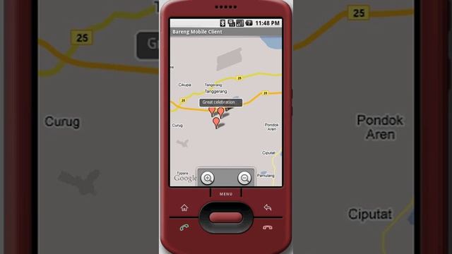 Bareng - Mobile Device Social Network with Google Android SDK - Intro смотреть онлайн