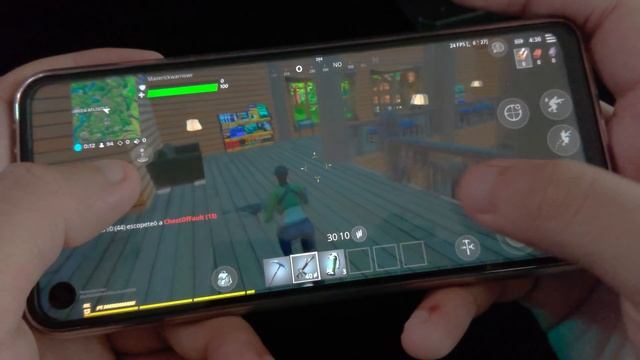 Fortnite on Moto One Action High Graphics 30fps | 4k | смотреть онлайн