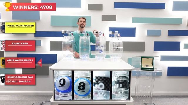 JACKPOT LIVE DRAW - (2017 ROLEX YACHTMASTER) & Ring Floodlight / Apple Watch Series 6 / £2,000 C... смотреть онлайн