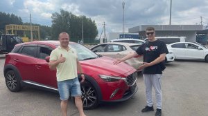 Купил с аукциона Японии Mazda CX3. Получаем заказные авто в Москве.