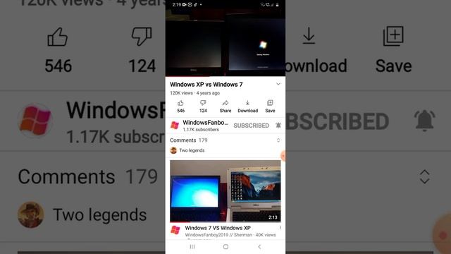 Windows XP vs Windows 7 смотреть онлайн