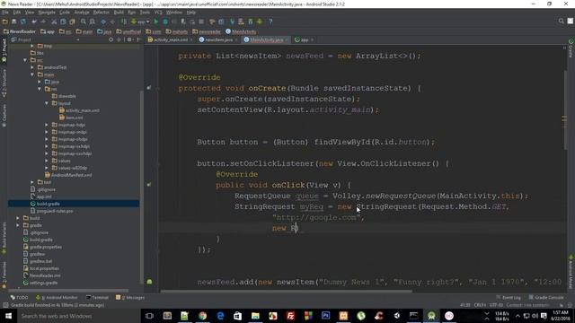 Android App Development Tutorial 32: Introduction to Volley смотреть онлайн