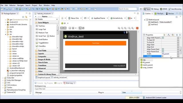 Programación Android # 2 - TextView y sus propiedades смотреть онлайн