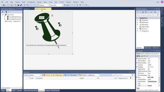 C# 30 windows shape forms смотреть онлайн