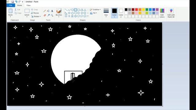 paint moon का पेंटिंग केसे बनाए смотреть онлайн