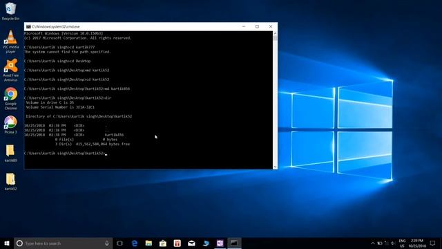 Remove(delete) folder // using comand prompt(cmd) // hindi смотреть онлайн