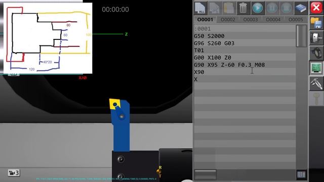 cnc simulator G90 смотреть онлайн