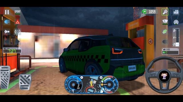 Night Drive In City Car Simulator ☔⛅| CAR SIMULATOR 2024