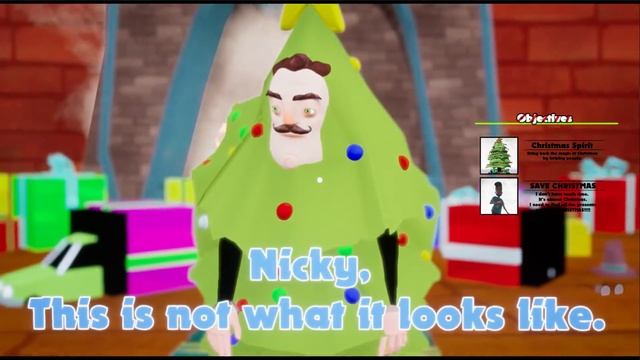 Hello Neighbor Hide And Seek Christmas Mod All Cutscenes