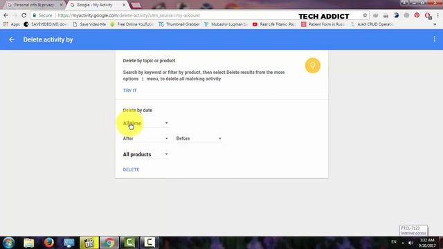How to delete google search history permanently | delete android, youtube search history смотреть онлайн