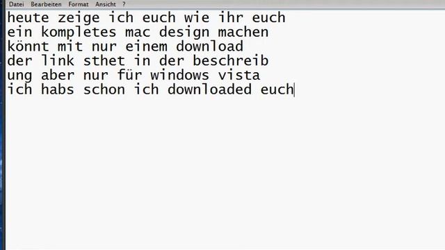 Windows Vista zu Mac Design смотреть онлайн