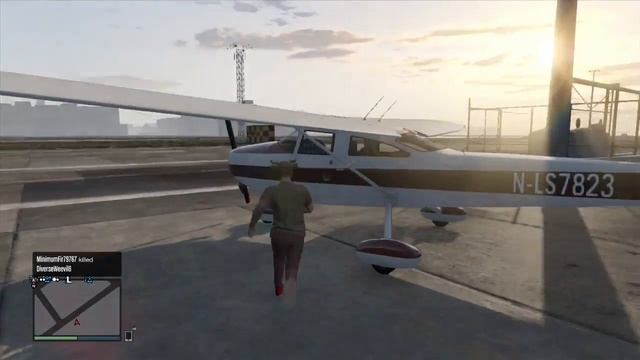 GTA 5 - Jumping Out Planes Into Pools Part 1 смотреть онлайн