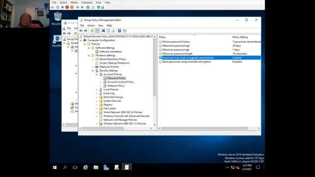 Information Security - Password Policies - Group Policy Management смотреть онлайн