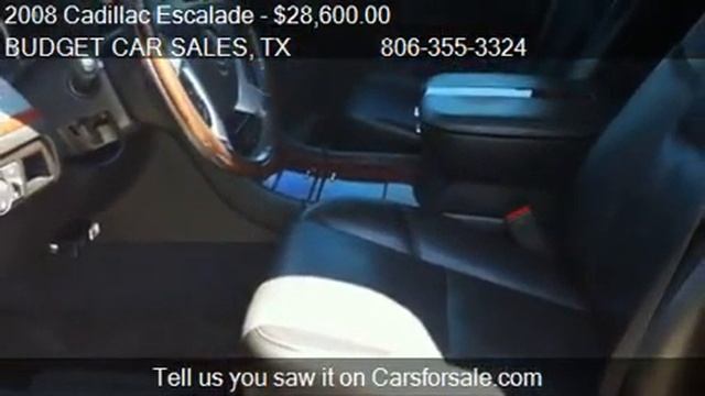 2008 Cadillac Escalade ESV - for sale in Amarillo, TX 79110 смотреть онлайн