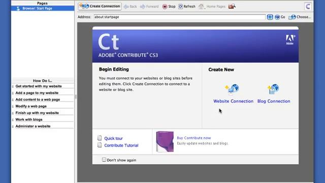 ADOBE CONTRIBUTE CS3 | Document window 3/80 смотреть онлайн