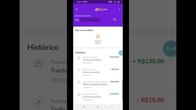 Como transferir dinheiro da OLX pra sua conta Bancária смотреть онлайн