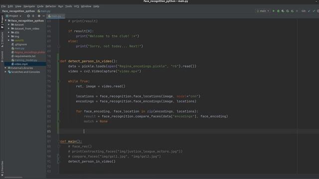 Как найти человека по фотографии на видео | Распознавание лиц OpenCV смотреть онлайн