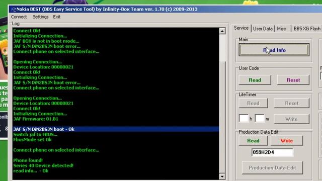 reset contraseña / pass en nokia 100 con INFINITY BEST NOKIA y JAF смотреть онлайн