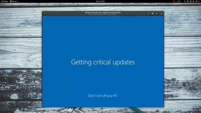 Installing Windows 10 in GNOME Boxes смотреть онлайн