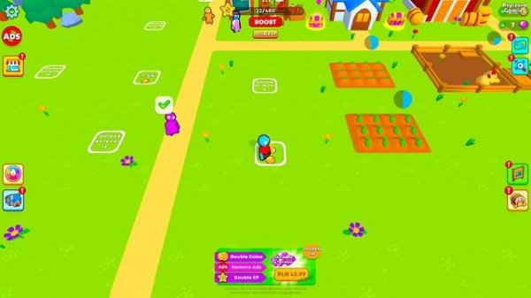 Crazy Farm: Farming & Building - Gameplay Walkthrough Part 1 Stickman Farm Land Manager Harvest