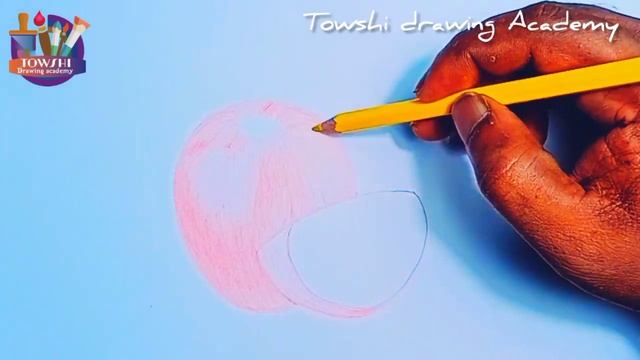 How to draw a Apples।। Step by step colour pencil sketch. смотреть онлайн