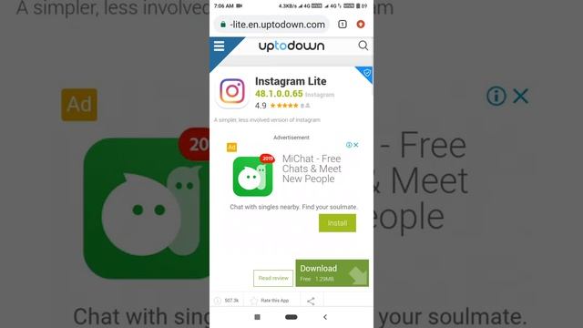 Instagram Lite Download Kare Free Mea Link In Description смотреть онлайн
