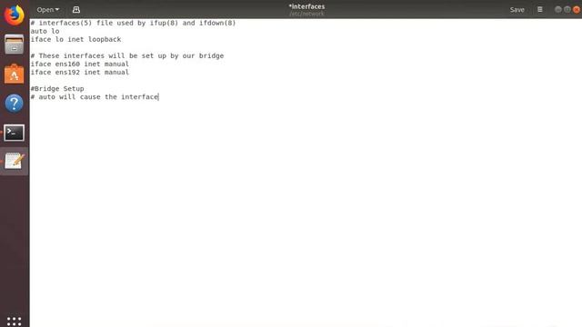 Network-Linux Bridge Interfaces