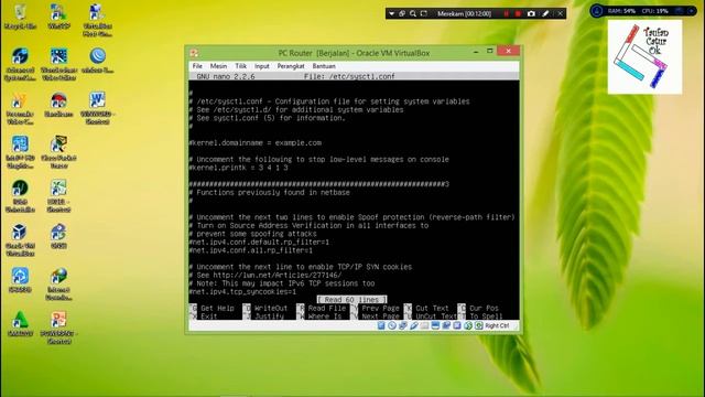 Configuration PC Router OS Ubuntu Server 12.04 on Virtual Box . смотреть онлайн