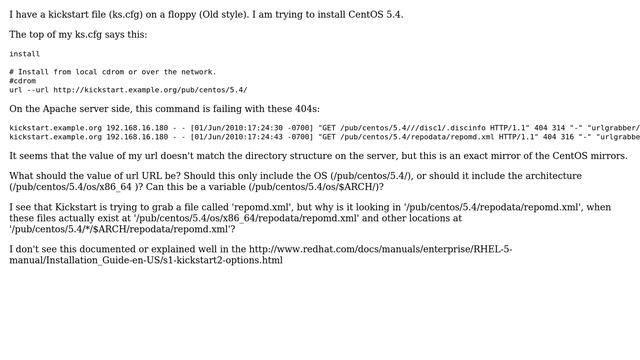 DevOps & SysAdmins: kickstart ks.cfg: Where should `url --url` point? (2 Solutions!!) смотреть онлайн