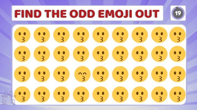 FIND THE ODD EMOJI OUT! | HOW GOOD ARE YOUR EYES #17 #findtheoddemojiout #puzzle смотреть онлайн