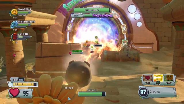 Plants vs Zombies GW2. По сети (играю с другом). смотреть онлайн