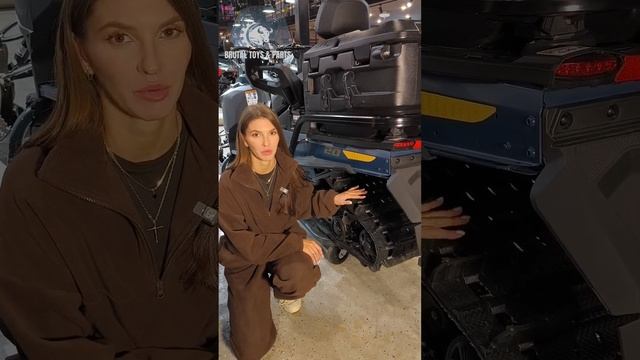 Обычная vs шипованная гусеница #skidoo #lynx смотреть онлайн