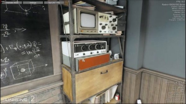 Superposition - UNIGINE 2 Benchmark 1080P Ultra Radeon Rx 550 4GB Q9650 core 2 quad