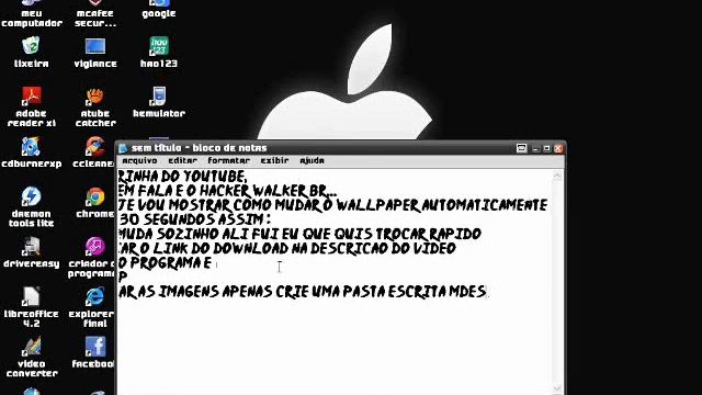Mudar Wallpaper Sozinho - Windows Xp - Tutorial смотреть онлайн